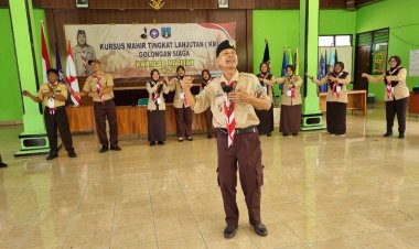 40 Guru SD-MI Ikuti Kursus Pembina Pramuka Tingkat Lanjut Siaga di Kwarcab Magetan