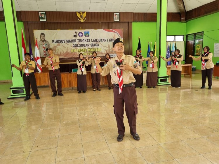 40 Guru SD-MI Ikuti Kursus Pembina Pramuka Tingkat Lanjut Siaga di Kwarcab Magetan