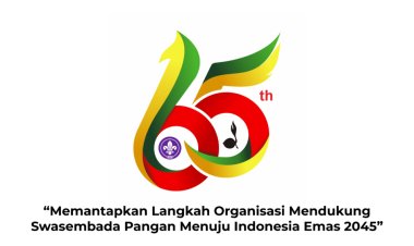 LOGO BARU HARI PRAMUKA KE-65 RESMI RILIS! PRAMUKA MAKIN KECE, SIAP GAS MENUJU INDONESIA EMAS 2045