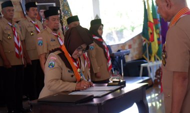 Pramuka Magetan Resmi Punya Nahkoda Baru, Siap Gas ke Indonesia Emas 2045