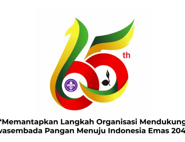 LOGO BARU HARI PRAMUKA KE-65 RESMI RILIS! PRAMUKA MAKIN KECE, SIAP GAS MENUJU INDONESIA EMAS 2045