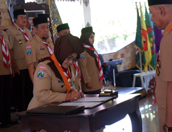 Pramuka Magetan Resmi Punya Nahkoda Baru, Siap Gas ke Indonesia Emas 2045