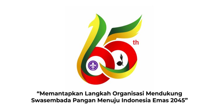 LOGO BARU HARI PRAMUKA KE-65 RESMI RILIS! PRAMUKA MAKIN KECE, SIAP GAS MENUJU INDONESIA EMAS 2045