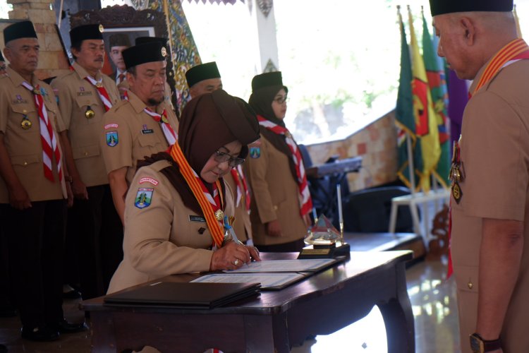 Pramuka Magetan Resmi Punya Nahkoda Baru, Siap Gas ke Indonesia Emas 2045