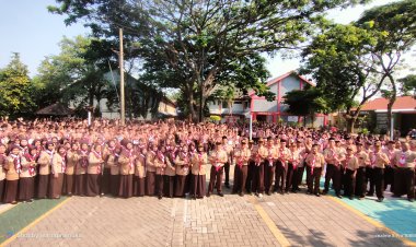 Semangat Baru di Penerimaan Tamu Ambalan SMKN 1 Bendo 2026, Awal Perjalanan Menjadi Pramuka Penegak yang Berkarakter