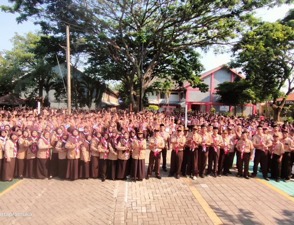 Semangat Baru di Penerimaan Tamu Ambalan SMKN 1 Bendo 2026, Awal Perjalanan Menjadi Pramuka Penegak yang Berkarakter