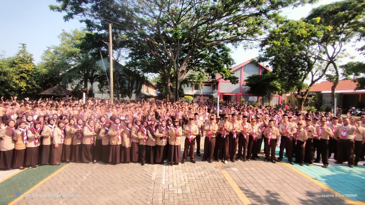 Semangat Baru di Penerimaan Tamu Ambalan SMKN 1 Bendo 2026, Awal Perjalanan Menjadi Pramuka Penegak yang Berkarakter