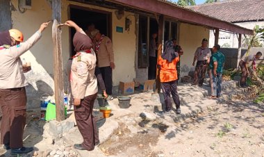 Bulan Bakti Pramuka, Brigade Penolong 13.20 Gelar Renovasi Rumah Tidak Layak Huni