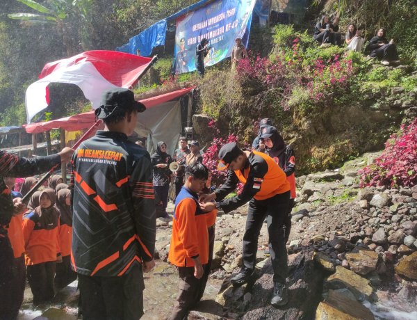 BPBD Magetan Kukuhkan Pelajar Jadi Anggota SAKA-PB, Dibekali Kesiapsiagaan Bencana