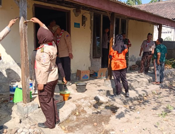 Bulan Bakti Pramuka, Brigade Penolong 13.20 Gelar Renovasi Rumah Tidak Layak Huni