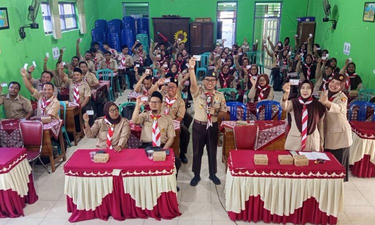 Antusias! Pembina Pramuka Bendo Ikuti Pelatihan Aplikasi AyoPramuka