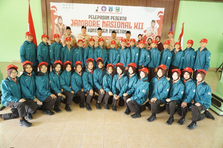 Kwarcab Magetan Lepas Kontingen Jambore Nasional XII Tahun 2026