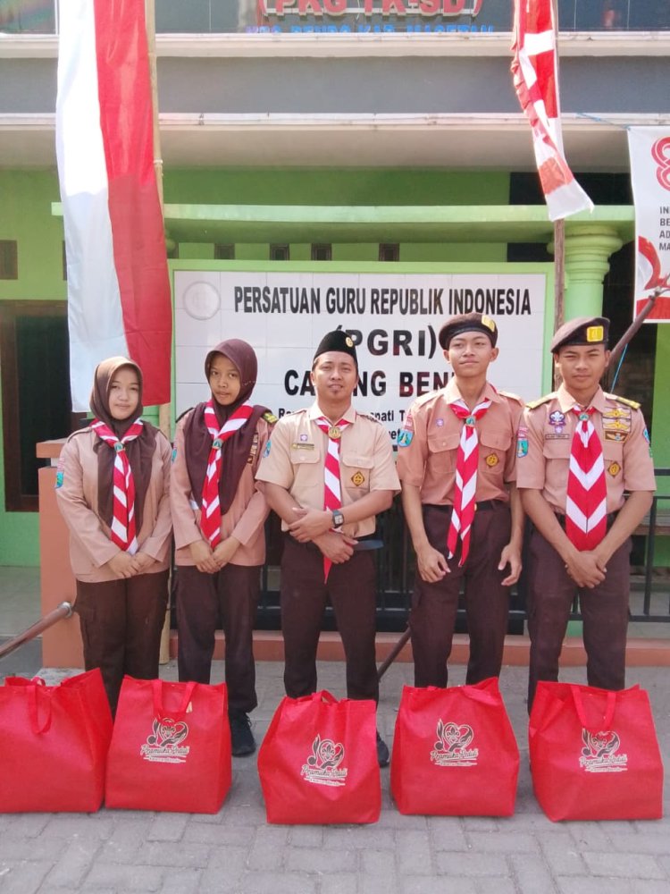 Jumat Berkah Pramuka Bendo Terkumpul Rp6,1 Juta, Donasi Disalurkan ke 37 Pangkalan